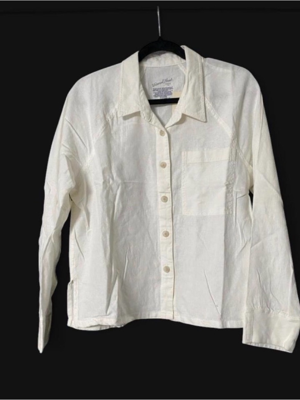 Universal Thread Cream Long-Sleeve Button Down Shirt